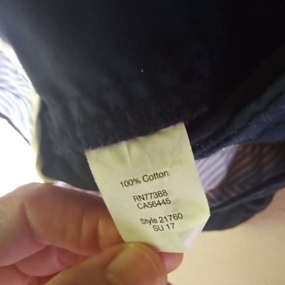 J. Crew Factory Navy Chino Shorts Size 4 - Picture 4 of 4